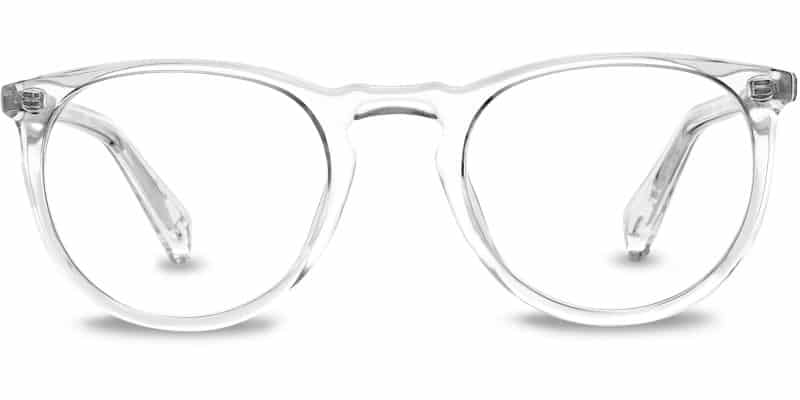 best clear frame glasses