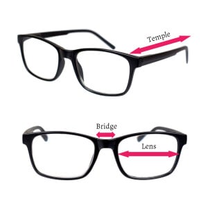 eyeglass frame measurements