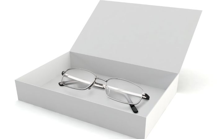 eyeglasses in box