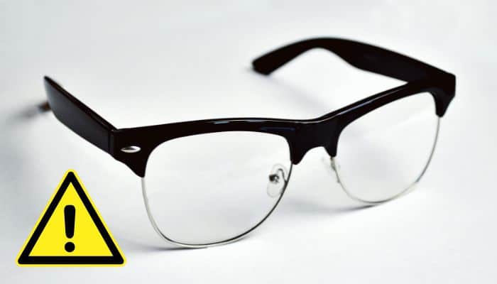 prescription glasses should not be used as safety glasses