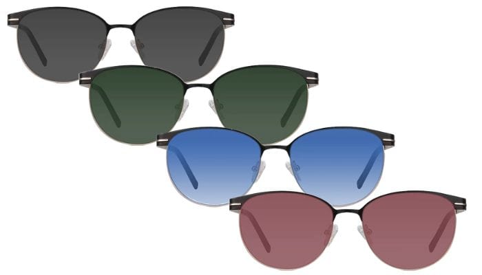 sunglasses with different color tints