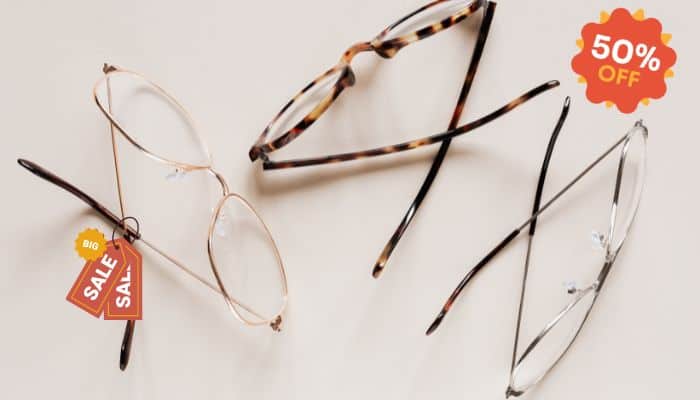 eyeglasses sale and discount